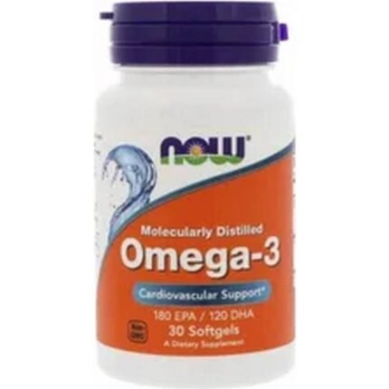 Soutient la santé cardiaque et cérébrale - Now Foods Omega 3 1000MG Epa Dha Acids,