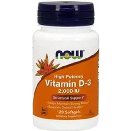 Supports weak immune response – Now Foods Vitamin D-3 2000 IU,