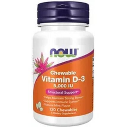 Boosts immune response – Now Foods Vitamin D-3 5000 IU,
