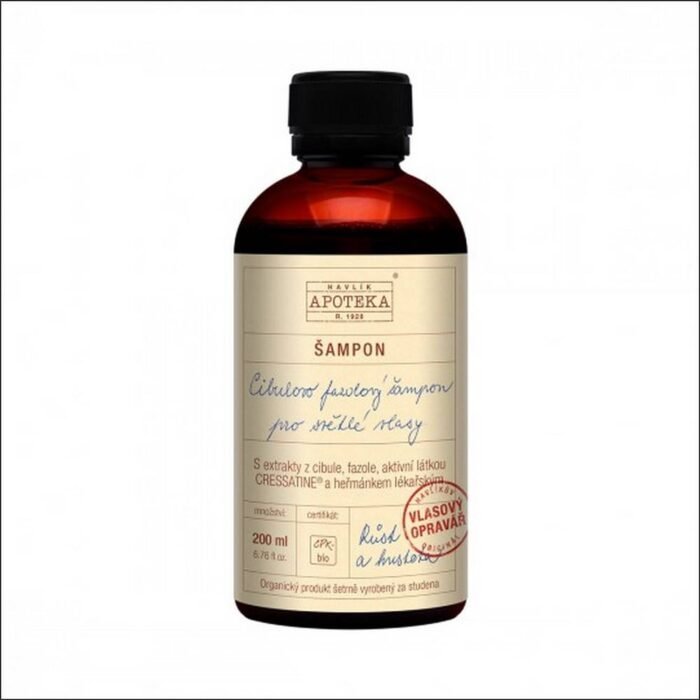 Caída del cabello – Onion and bean shampoo for light hair