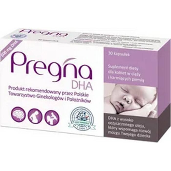Поддерживает развитие мозга плода – Pregna DHA,