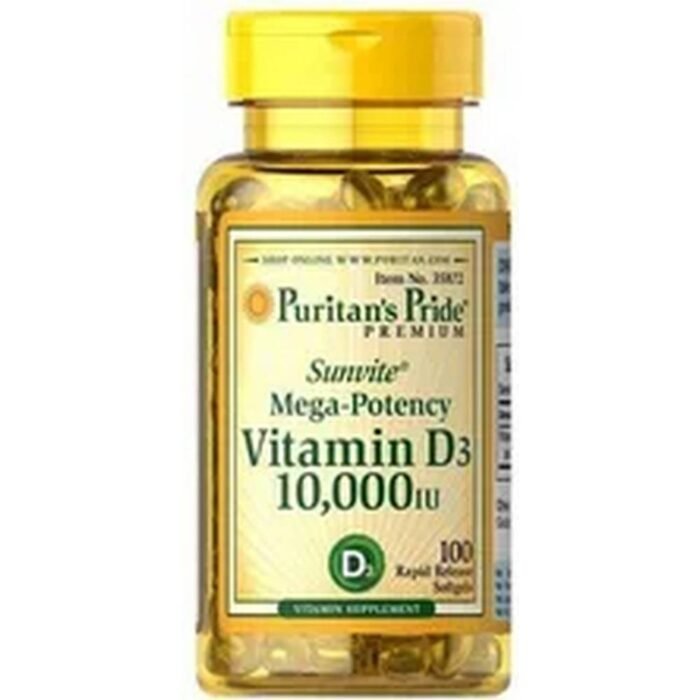 Улучшает функцию иммунной системы – Puritan's Pride Vitamin D3 10000 IU,