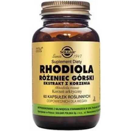 Поддерживает устойчивость к стрессу – Solgar Rhodiola Rosea Extract,