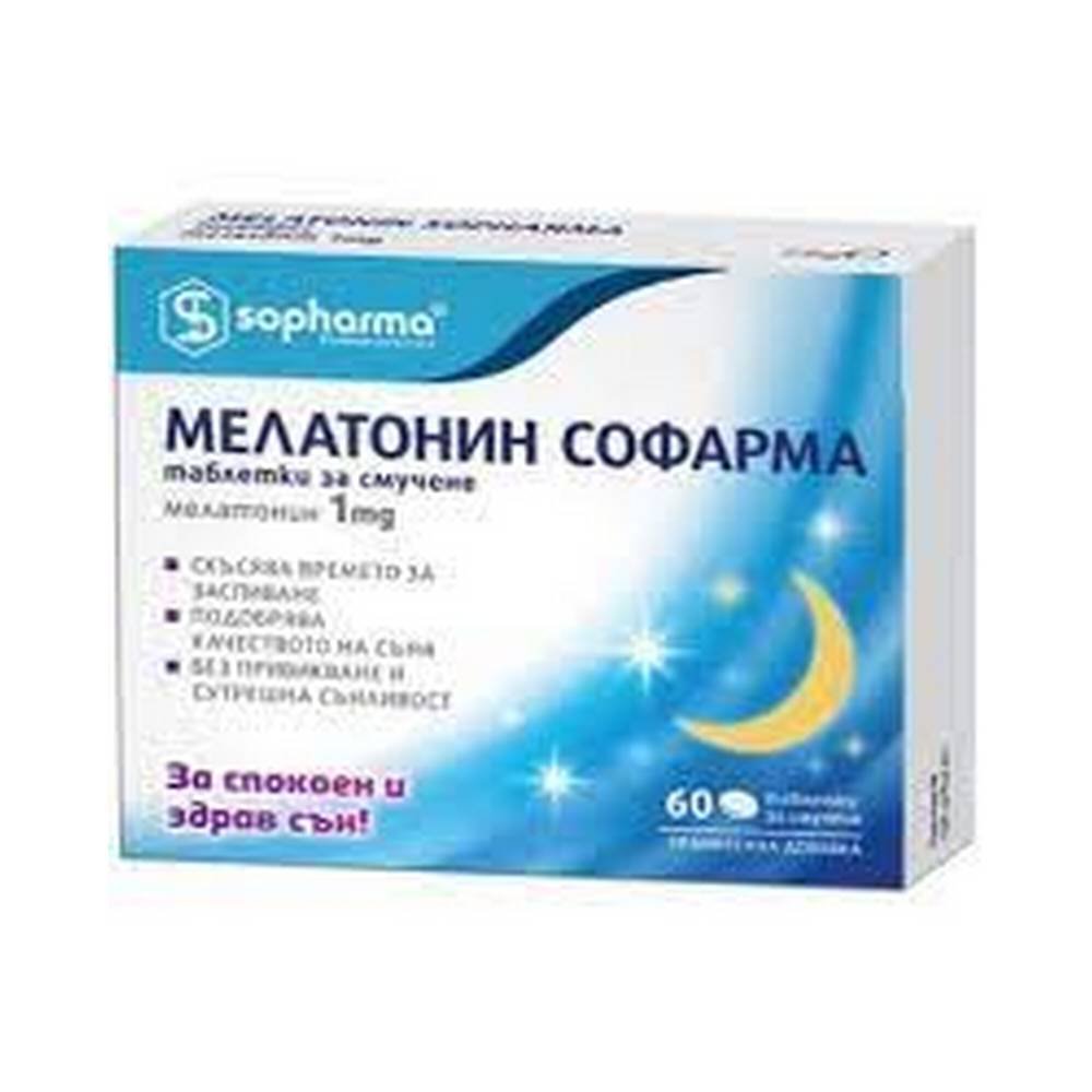 sopharma melatonin 1 mg 60 Normalisation du sommeil — Sopharma Melatonin,