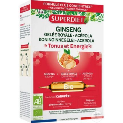 Низкая энергия и усталость – Super Diet Ginseng Organic Royal,