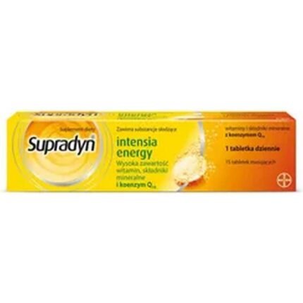 Soutient la production d'énergie – Supradyn Intensia Energy,