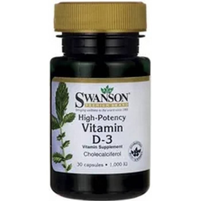 Укрепляет иммунное здоровье – Swanson Vitamin D-3 1000 IU,
