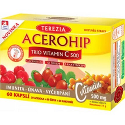 Ослабленная иммунная защита – Terezia Vitamin C 500 mg Trio Natur,