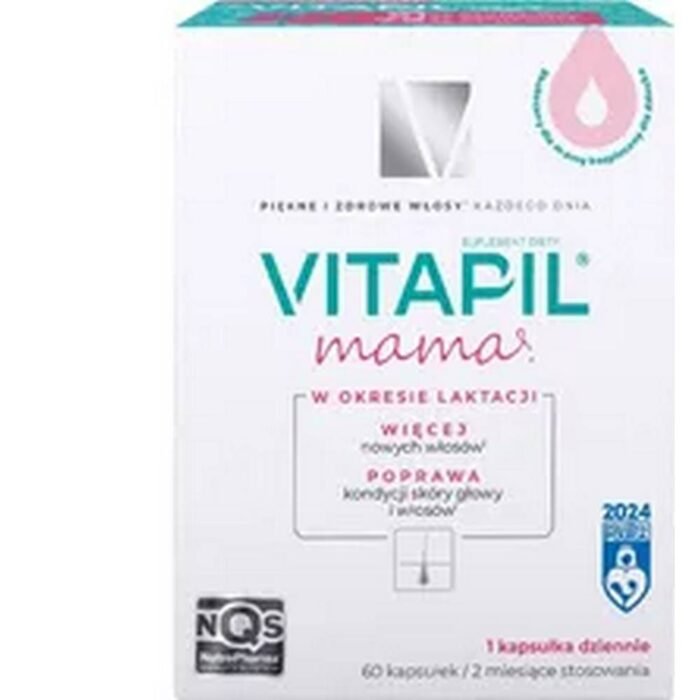 Поддерживает здоровье волос при беременности – Vitapil Mama,
