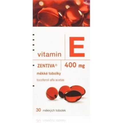 Dommages oxydatifs aux cellules – Zentiva Vitamin E 200,