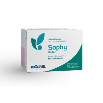 Maintains healthy blood sugar - BIOLEVEL SOPHY 550mg Berberine Phytosome,