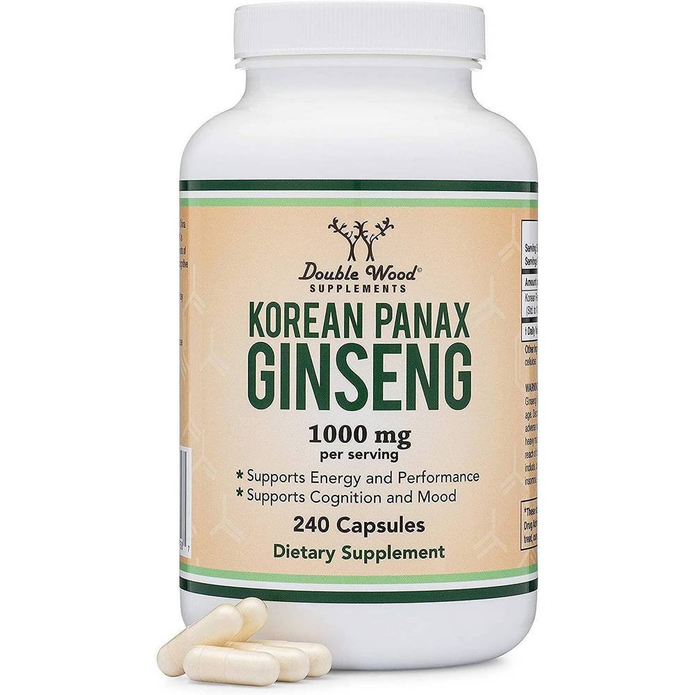 double wood korean panax ginseng240 Energy boost - DOUBLE WOOD Korean Panax Ginseng,
