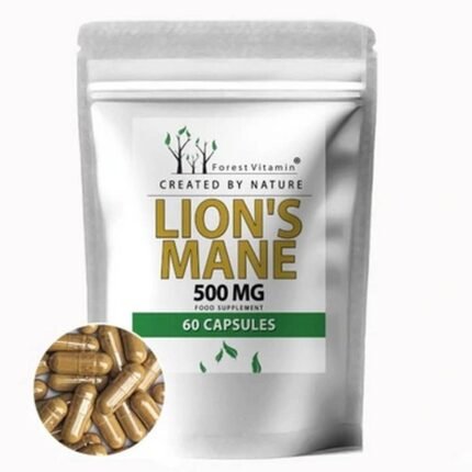 Улучшение работы мозга - Forest Vitamin Lion's Mane 500mg,