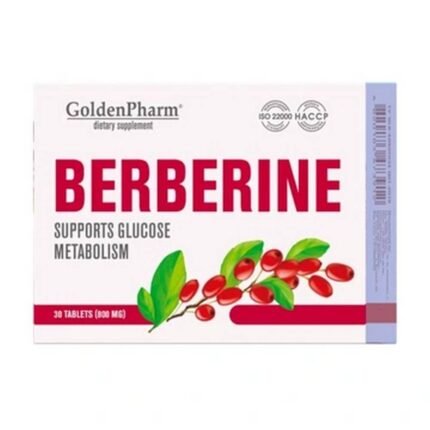 Поддерживает баланс сахара в крови - Golden Farm Berberine,