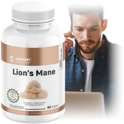 Apoya la función cognitiva - Insport Nutrition Lion's Mane 500mg,