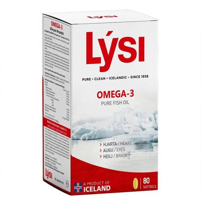 Soutient la santé cardiaque - LYSI OMEGA-3 500mg,