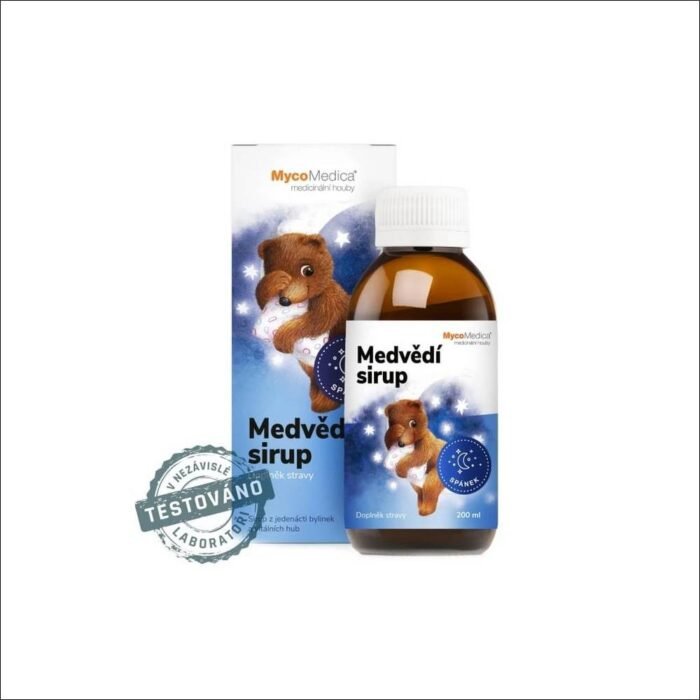 Toux et irritation de la gorge - MycoMedica Bear Syrup