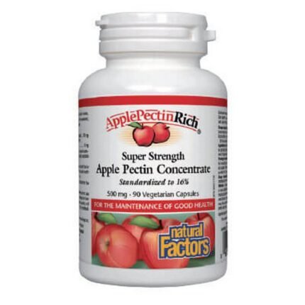 Поддержка пищеварения - NATURAL FACTORS Apple Pectin 500 mg,