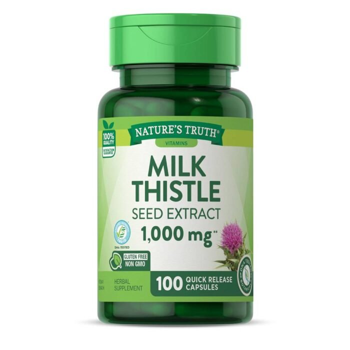 Поддержка печени - NATURE'S TRUTH Milk Thistle Seed,