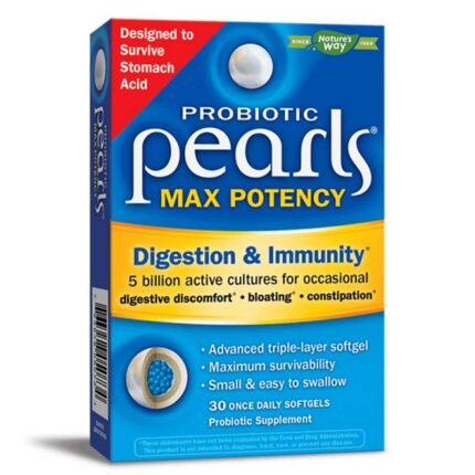 Bien-être digestif - NATURES WAY PEARLS Max Potency,
