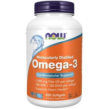 Поддержка сердца - Now Foods Omega 3,