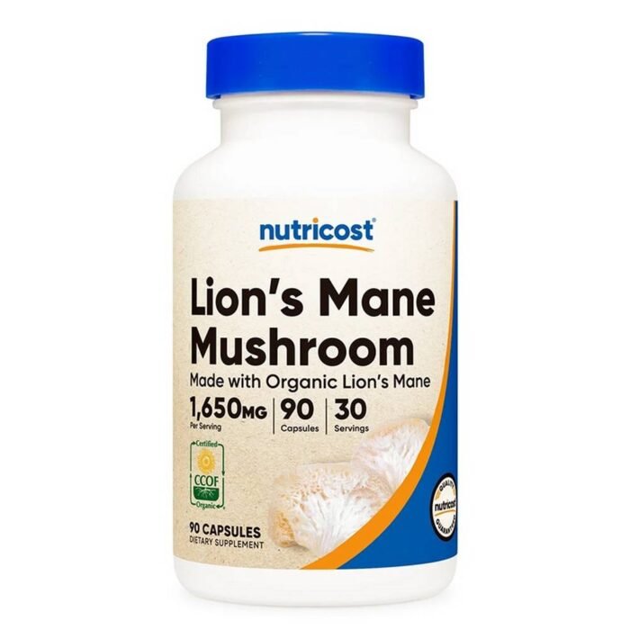 Cognitive decline - NUTRICOST LION’S MANE 550mg,