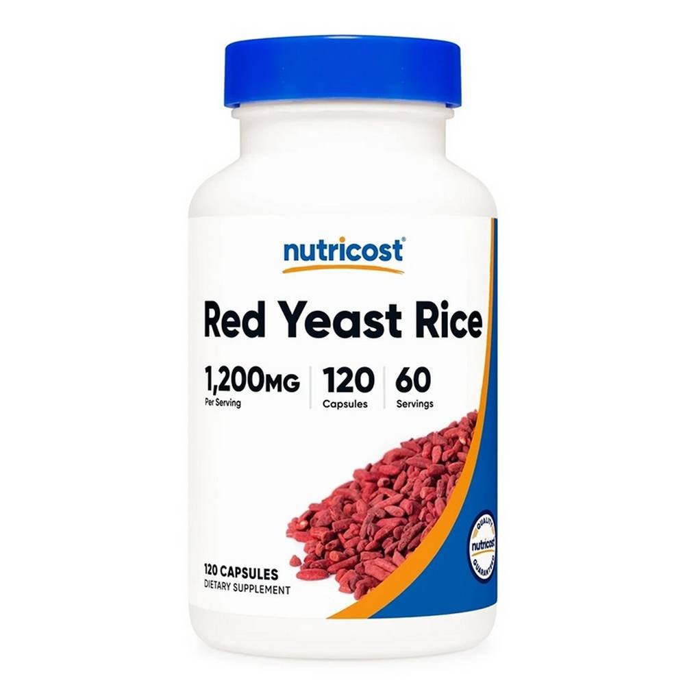 nutricost red yeast rice 600mg120 Problemas de colesterol - NUTRICOST RED YEAST RICE,