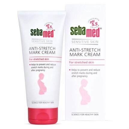 Formation of stretch marks during pregnancy or rapid weight changes - Sebamed, Anti-Stretch Mark Cream 200 ml,