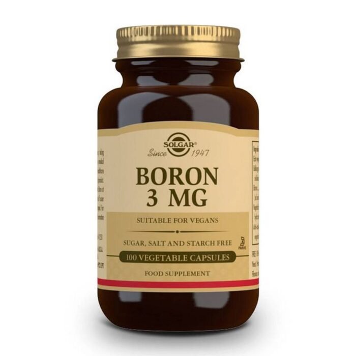 Fortalece los huesos - SOLGAR BORON 3mg,