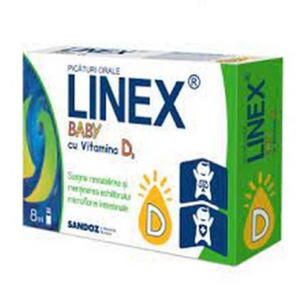 Weak immunity – LINEX BABY + Vitamin D drops,
