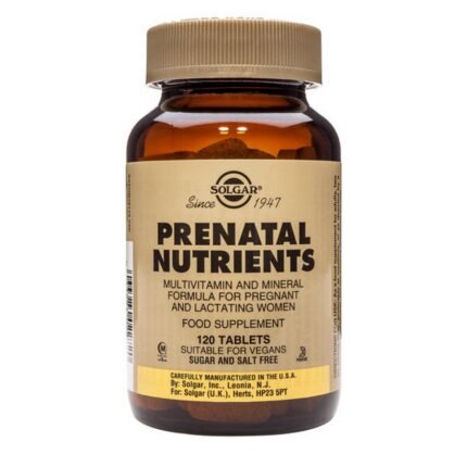 Prenatal nutrient deficiency - SOLGAR PRENATAL NUTRIENTS,