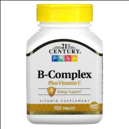 Energy & Metabolism -21st Century, B-Complex Plus Vitamin C,