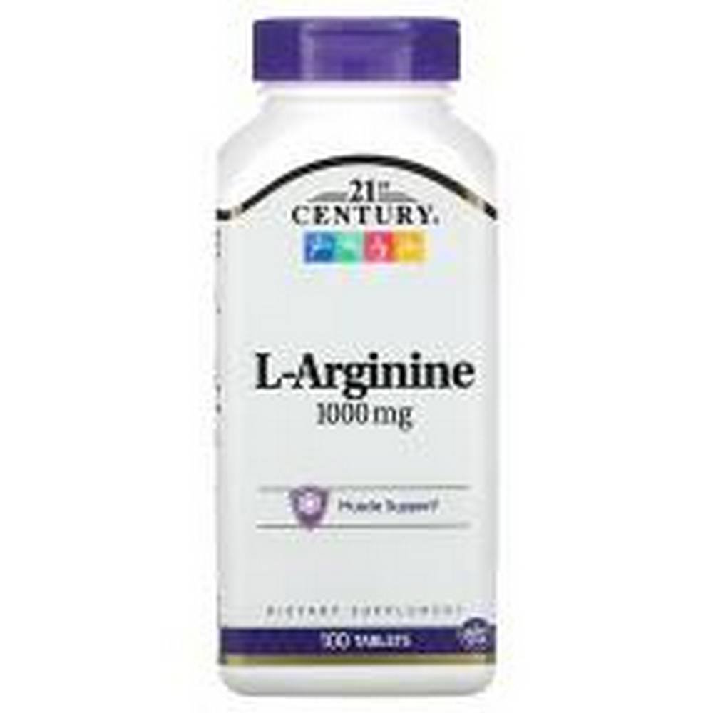 21st century l arginine 1000 mg 100 21st century l arginina 1000 mg100 Improved Circulation -21st Century L-Arginine 1,000 mg,