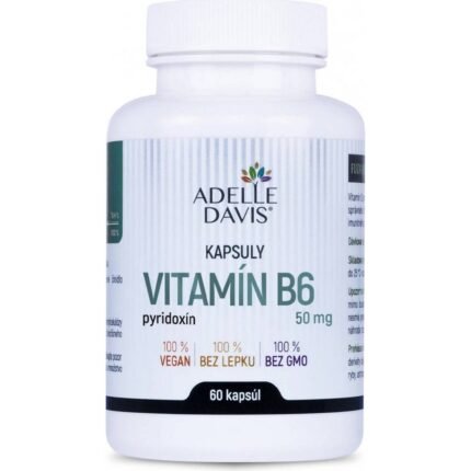 Supports the nervous system — Adelle Davis Vitamin B6 50 mg,