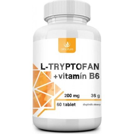 Supports healthy mood and emotional balance — Allnature L-Tryptophan + Vitamin B6,