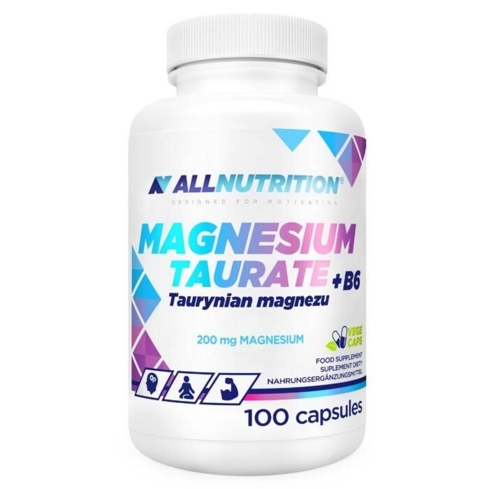 Supports the nervous system — ALLNUTRITION Magnesium Taurate + Vitamin B6, 100 capsules,