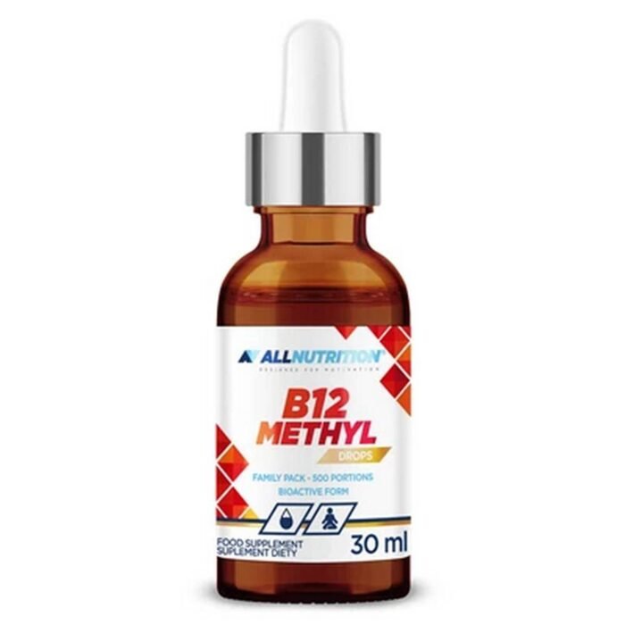 Supports normal energy levels — ALLNUTRITION Vitamin B12 drops, 30ml,