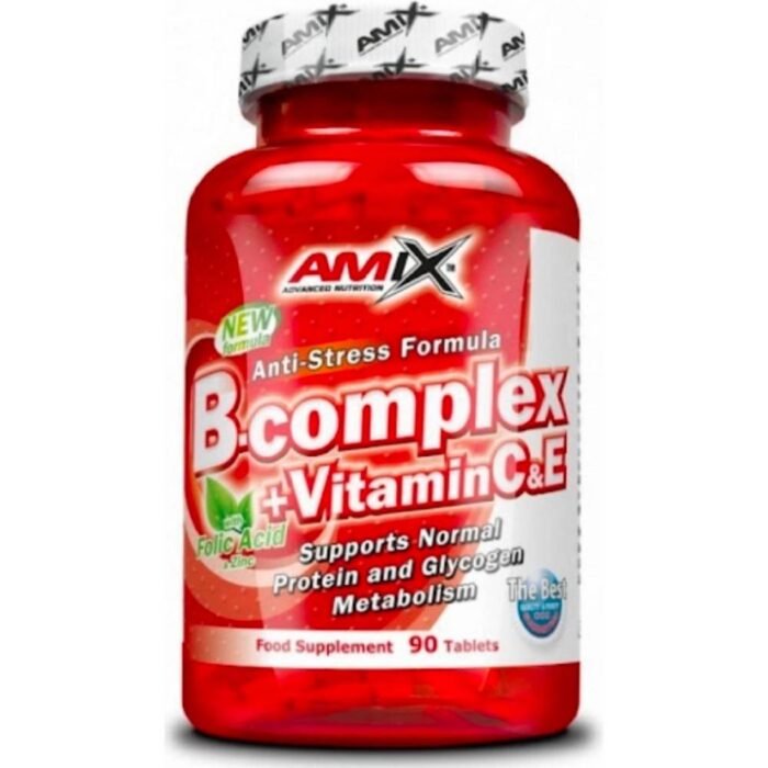 Supports energy metabolism — Amix B-Complex + Vitamin C & E,