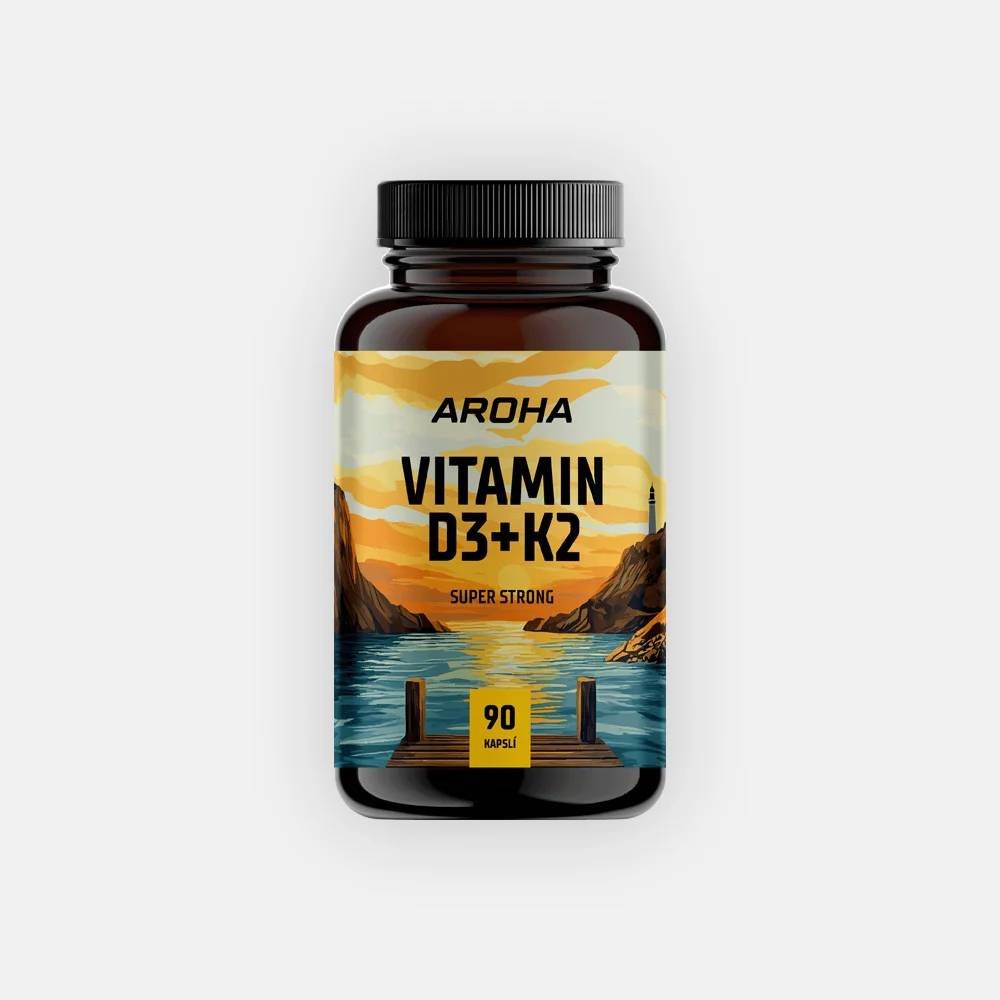 aroha vitamin d3k290 Supports bone health — Aroha Vitamin D3+K2,