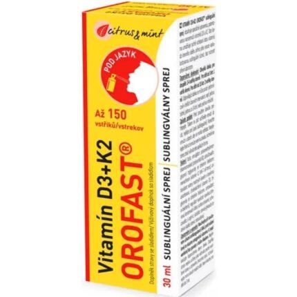 Supports bone health — Axonia OROFAST Vitamin D3+K2 sublingual spray,