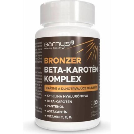 Supports natural and even skin tanning — Barny's Bronzer Beta-Carotene Complex,