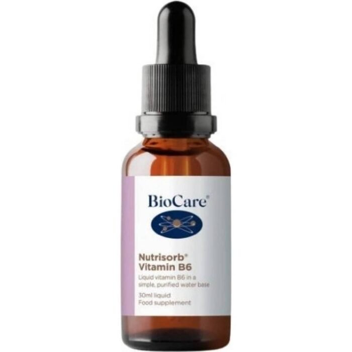 Supports nervous system health — BioCare Nutrisorb Liquid Vitamin B6 Pyridoxine, 30 ml,