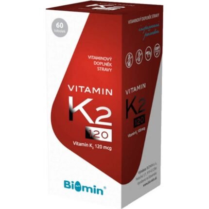 Supports normal blood clotting — Biomin Vitamin K2 120 mcg,