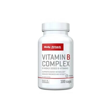Supports normal metabolism and nervous system function — Body Attack Vitamin B-Complex,
