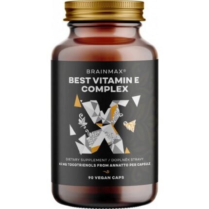 Supports healthy skin — BrainMax Best Vitamin E Complex,