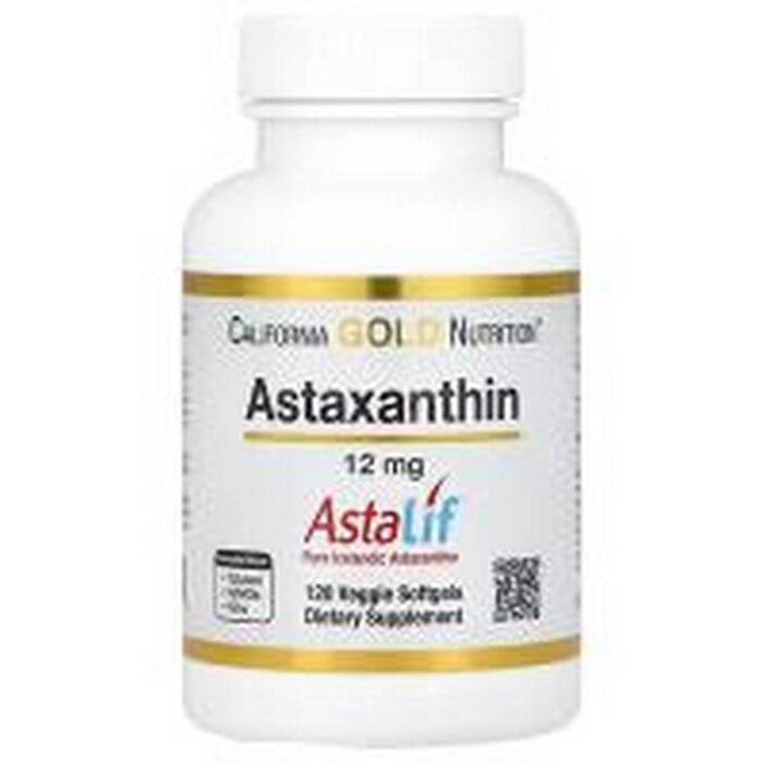 Antioxidant protection-California Gold Nutrition Astaxanthin 12 mg Astalif,