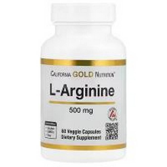 Improved Circulation -California Gold Nutrition L-Arginine 500 mg ,