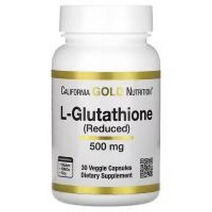 Body Detoxification -California Gold Nutrition L-Glutathione (Reduced) 500 mg,