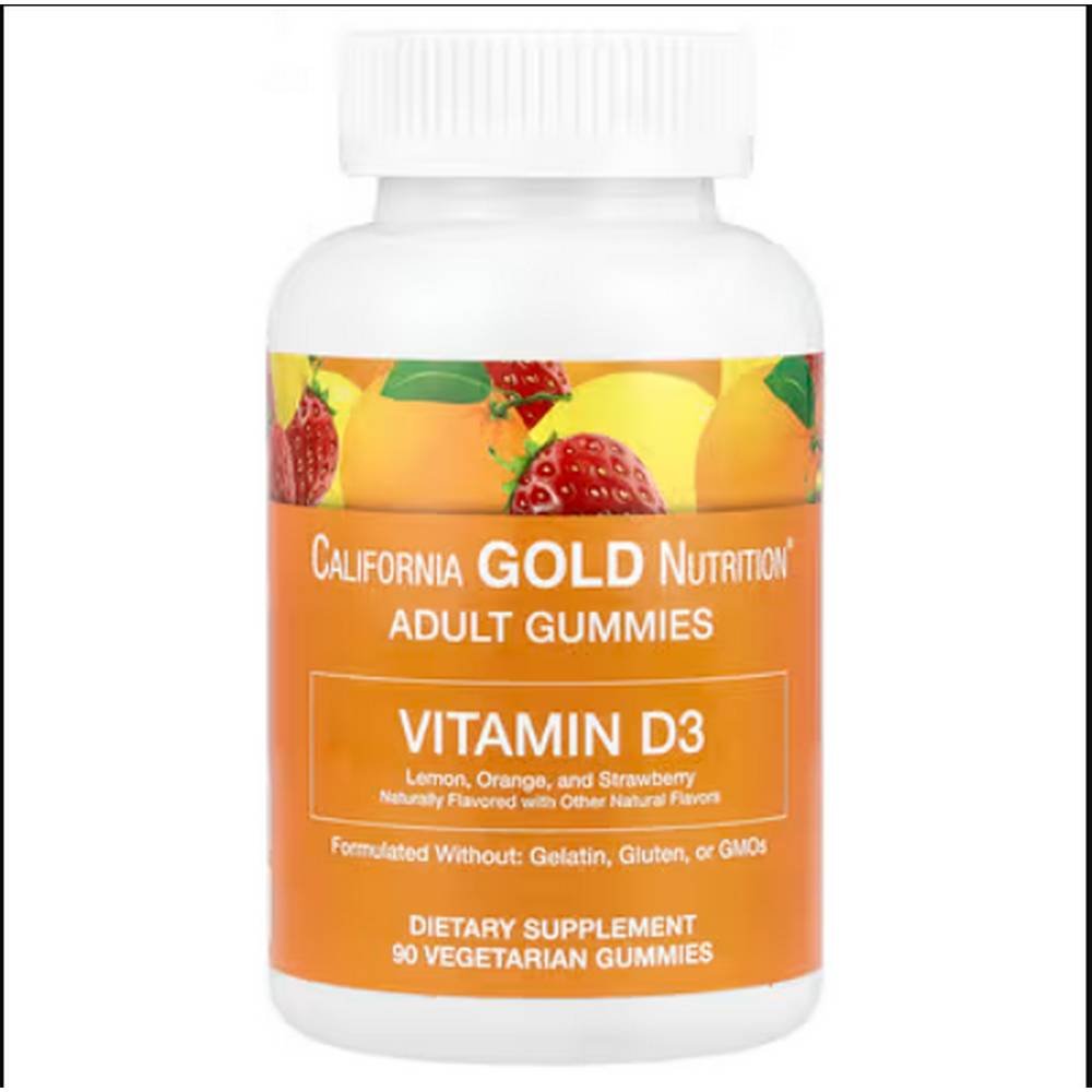california gold nutrition vitamin d3 gummies lemon orange and strawberry 2000 iu 90 Bone and Teeth Health -California Gold Nutrition, Vitamin D3 Gummies, Lemon, Orange, and Strawberry, 2,000 IU,