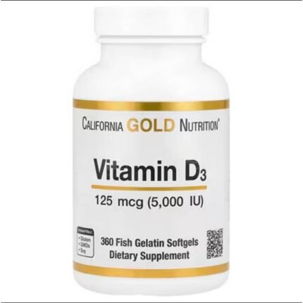Bone and Teeth Health - California Gold Nutrition, D3, 125 mcg 5,000 IU,